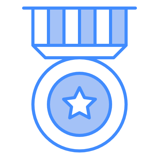 Free Army Award icon two-color style