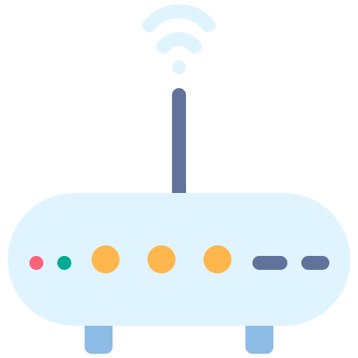 Free Router icon flat style