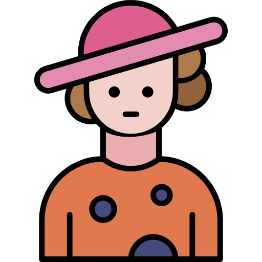 Free Fashion Girl icon Lineal Color style