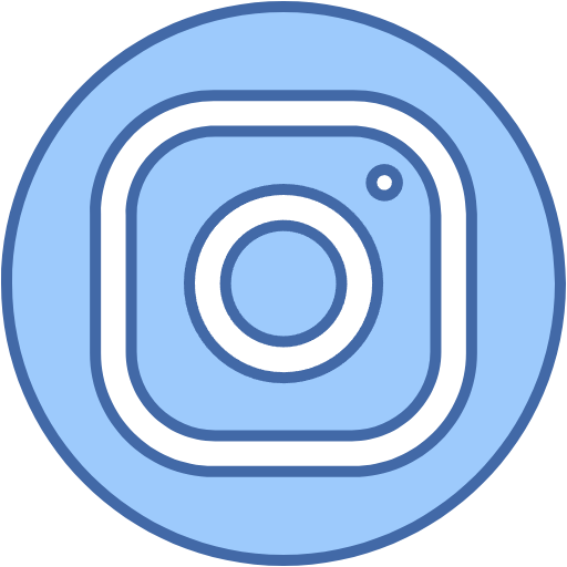 Free Instagram icon two-color style