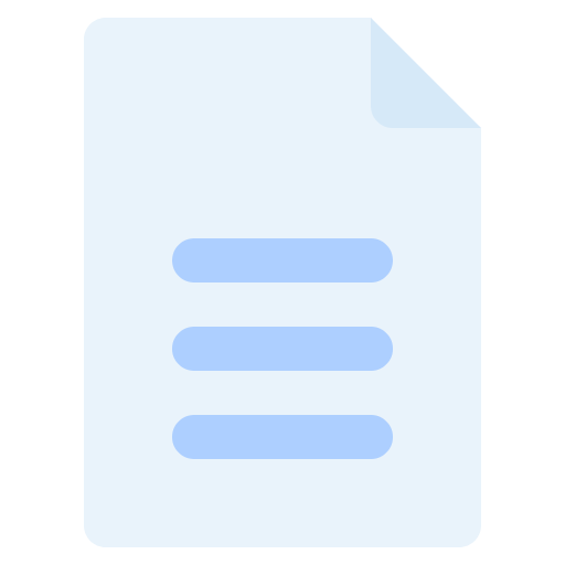 Free Document icon Flat style