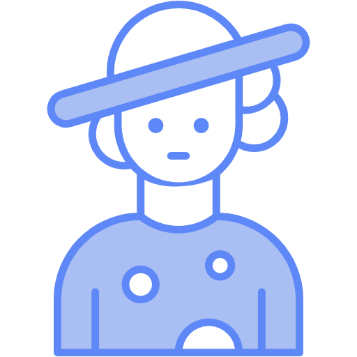 Free Fashion Girl icon two-color style