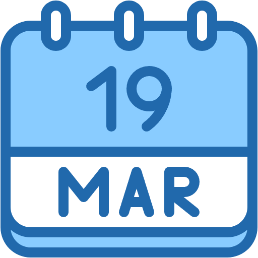 Free Calendar icon two-color style