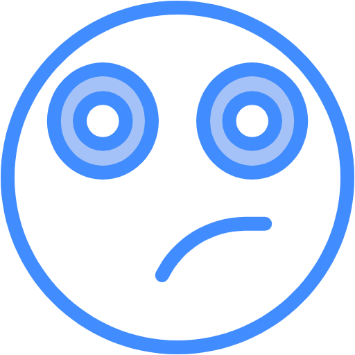 Free Sad icon two-color style