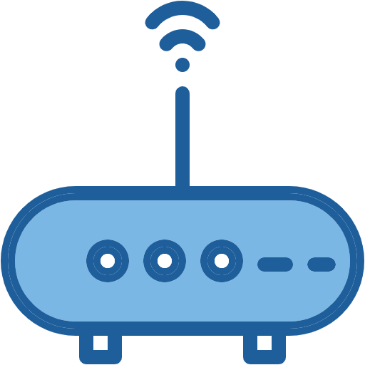 Free Router icon two-color style