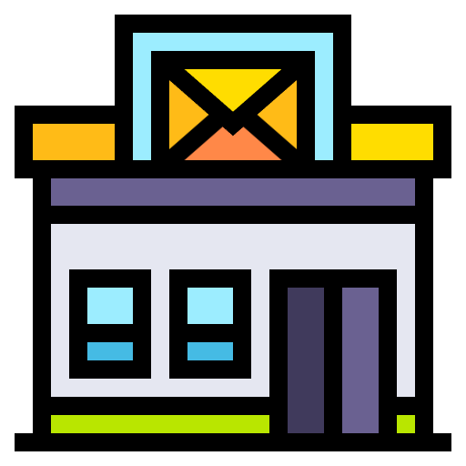 Free postal icon Lineal Color style