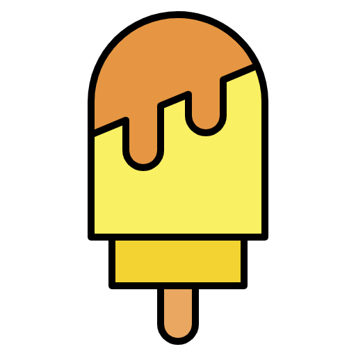 Free popsicle icon lineal-color style