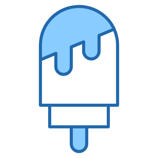 Free popsicle icon two-color style