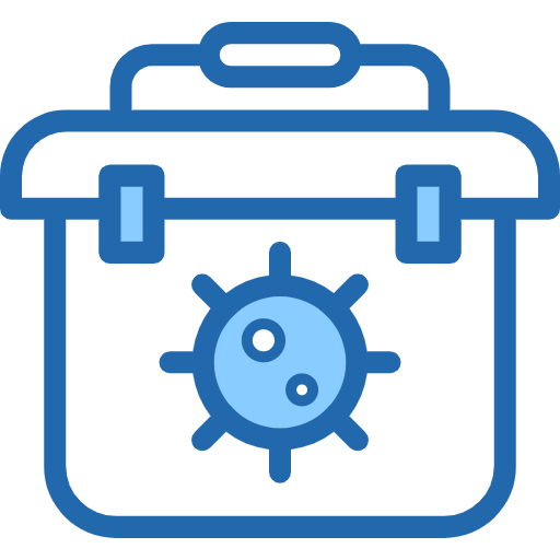 Free medical box icon Two Color style