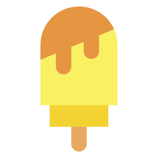 Free popsicle icon Flat style