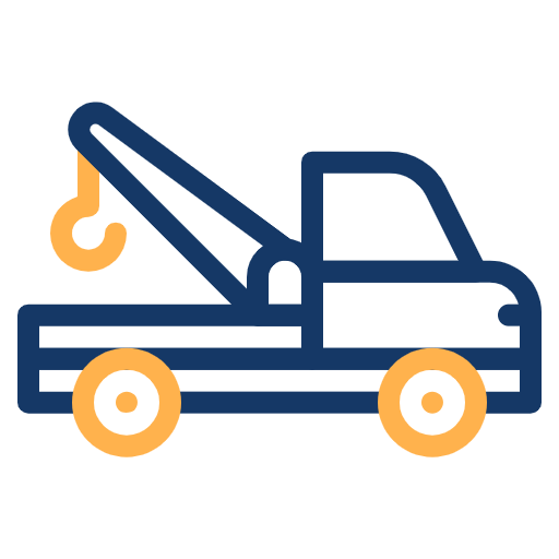 Free Tow Truck icon two-color style