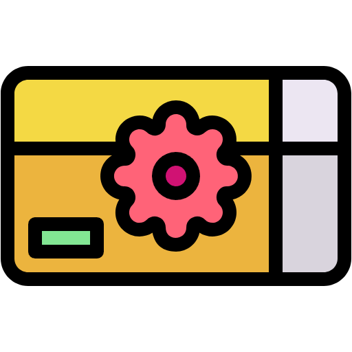 Free Gift Card icon lineal-color style