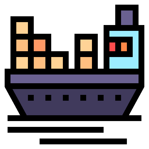 Free ship icon Lineal Color style