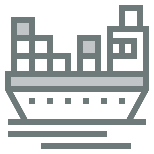 Free ship icon Two Color style