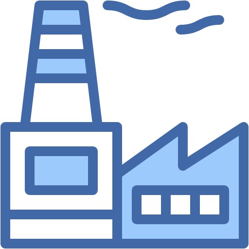 Free Factory icon two-color style
