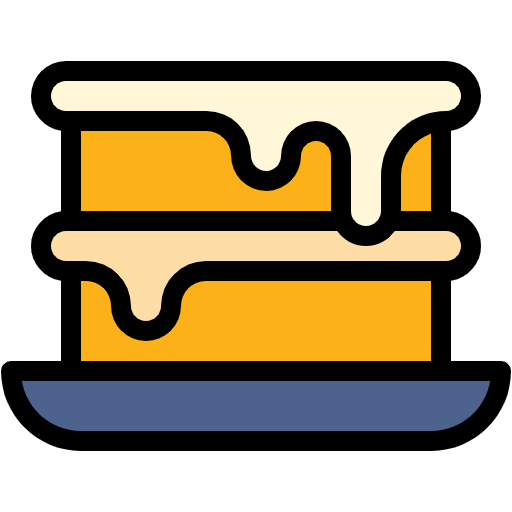 Free Lasagna icon lineal-color style