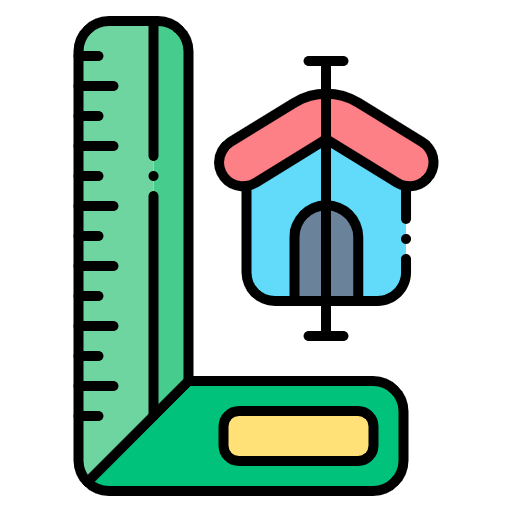 Free Measurement Ruler icon Lineal Color style