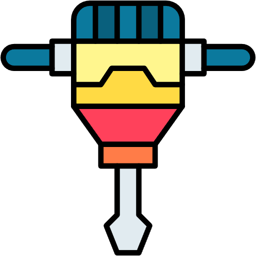 Free hammer icon lineal-color style
