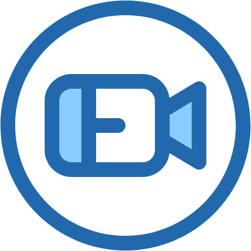 Free Video Call icon two-color style