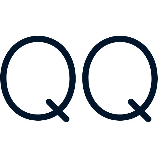 Free Qq icon flat style