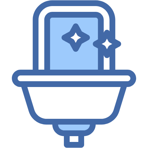 Free Sink icon two-color style