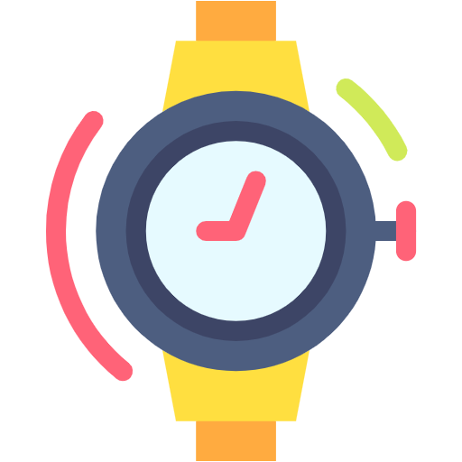 Free Wrist Watch icon Flat style