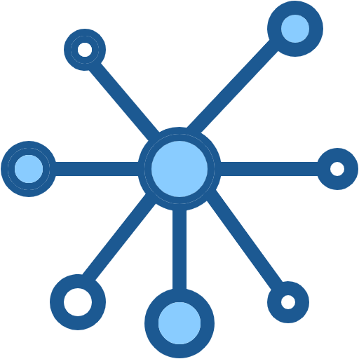 Free Networking icon two-color style