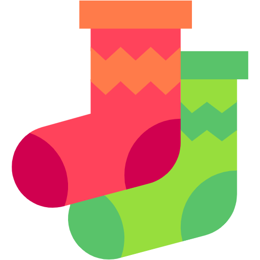 Free Socks icon Flat style