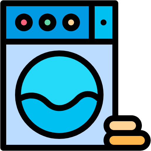 Free Washing Machine icon lineal-color style