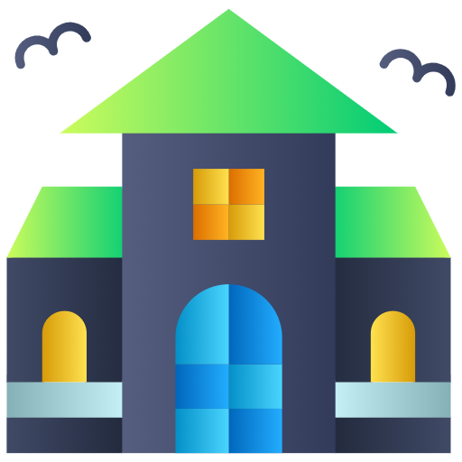 Free Scary House icon Flat style - Haunted House pack