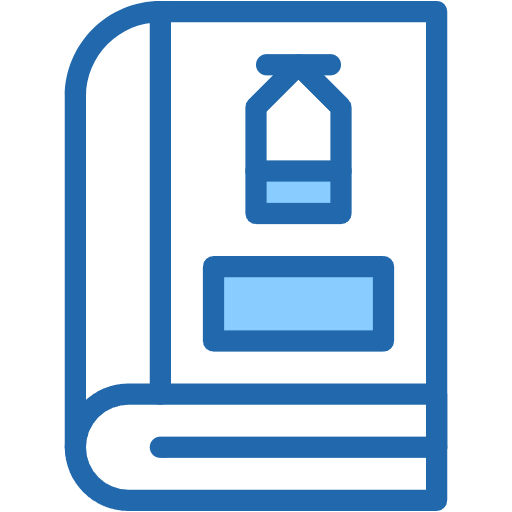 Free book icon two-color style