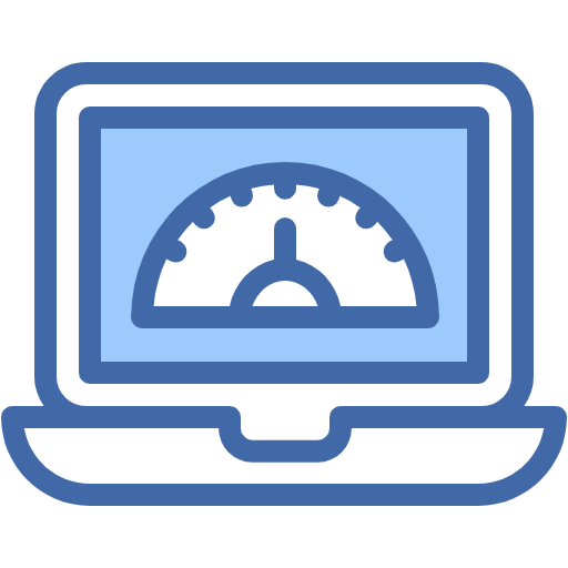 Free Dashboard In Laptop icon two-color style
