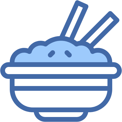 Free Rice icon two-color style
