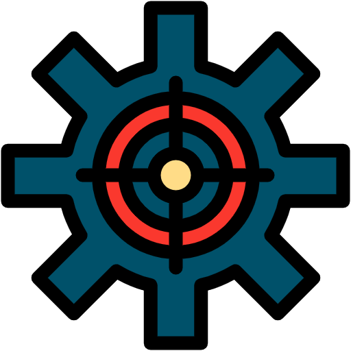 Free Target icon Lineal Color style