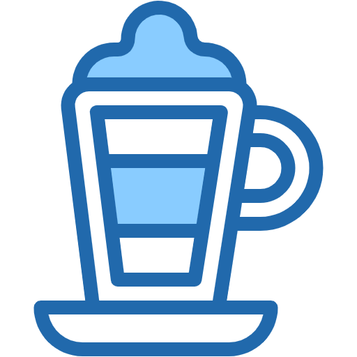 Free Latte Macchiato icon two-color style