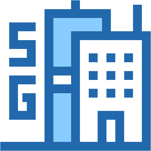 Free 5G Headquarters icon two-color style