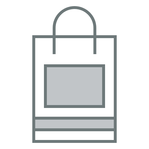 Free bag icon two-color style