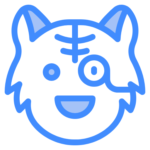 Free observer icon two-color style
