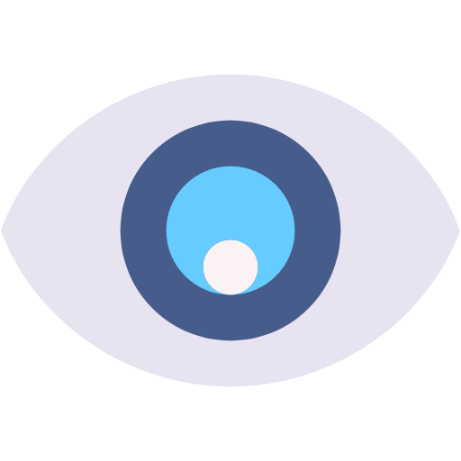 Free Eye icon flat style
