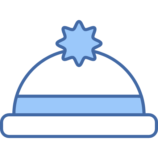 Free Winter Hat icon two-color style