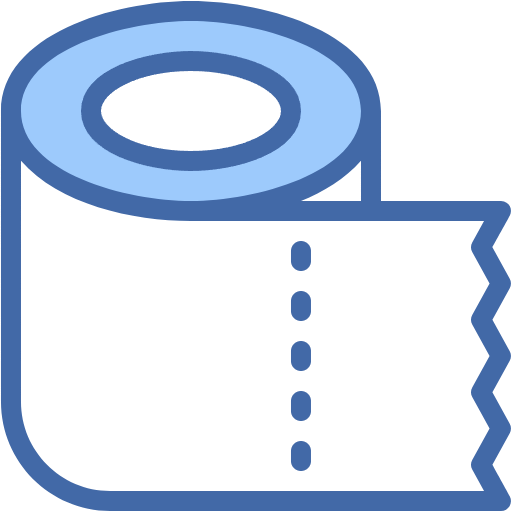 Free Tissue Roll icon two-color style