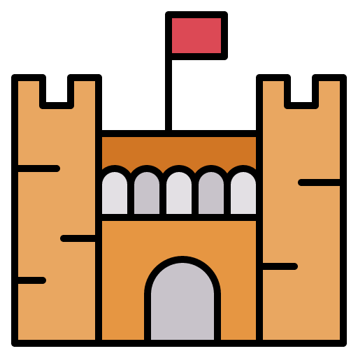 Free Building icon Lineal Color style