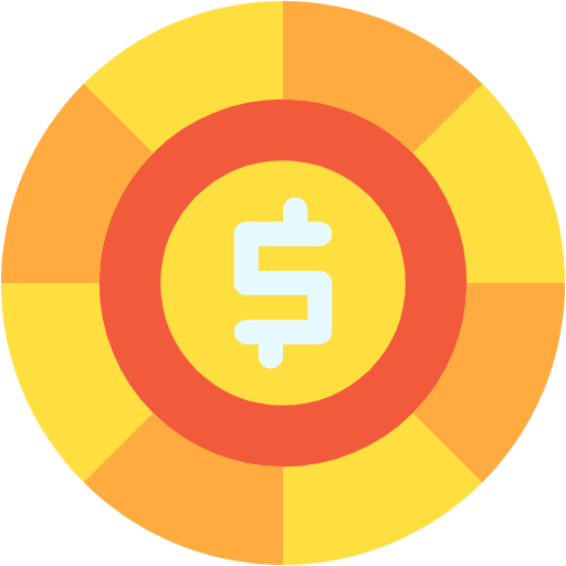Free Dollar Coin icon Flat style