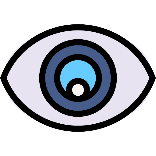 Free Eye icon lineal-color style
