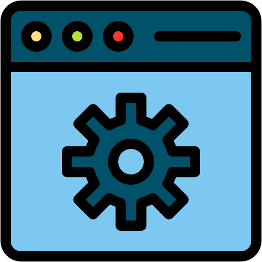 Free Web Settings icon Lineal Color style