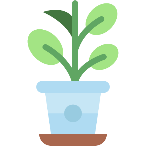 Free Rubber Plant icon flat style