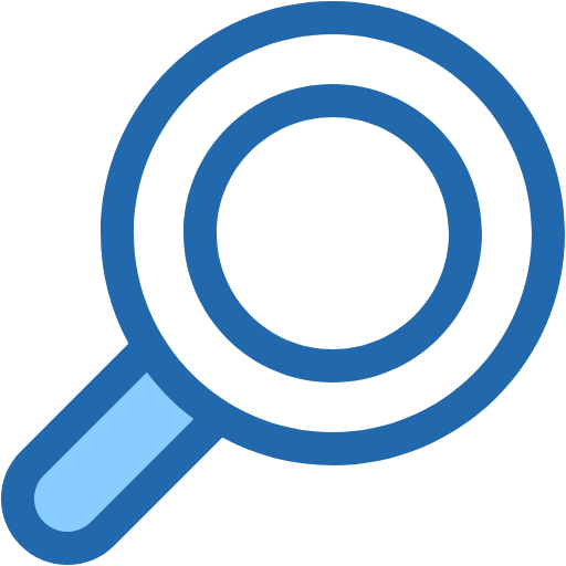 Free Search icon two-color style