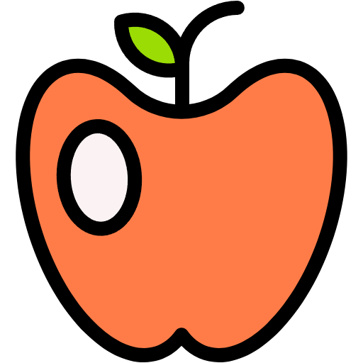 Free apple icon lineal-color style