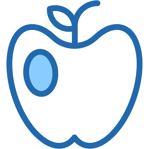 Free apple icon two-color style