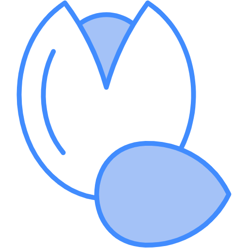 Free Pistachio icon two-color style
